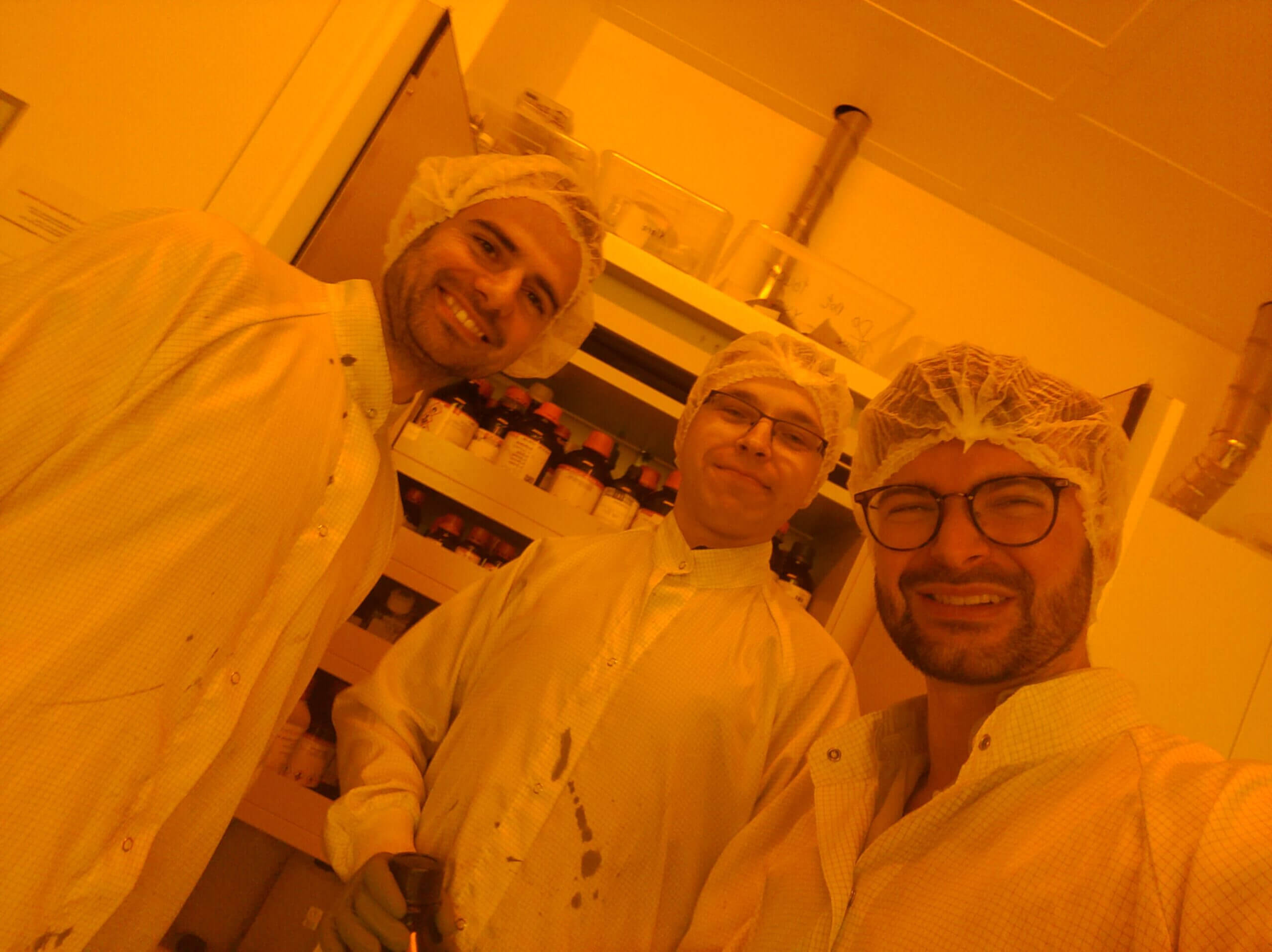 Flexora team in the lab