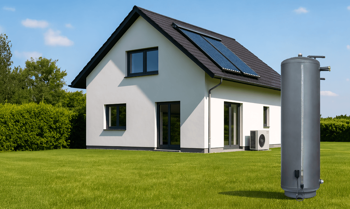 Volle Kontrolle über Ihren Wärmespeicher durch Anlagendigitalisierung: Großflächiges Monitoring und smarte Temperaturmessung mit unseren Sensorfolien / Full control over your heat storage tank through plant digitalization: comprehensive, large-scale monitoring and smart temperature measurement with our sensor foils