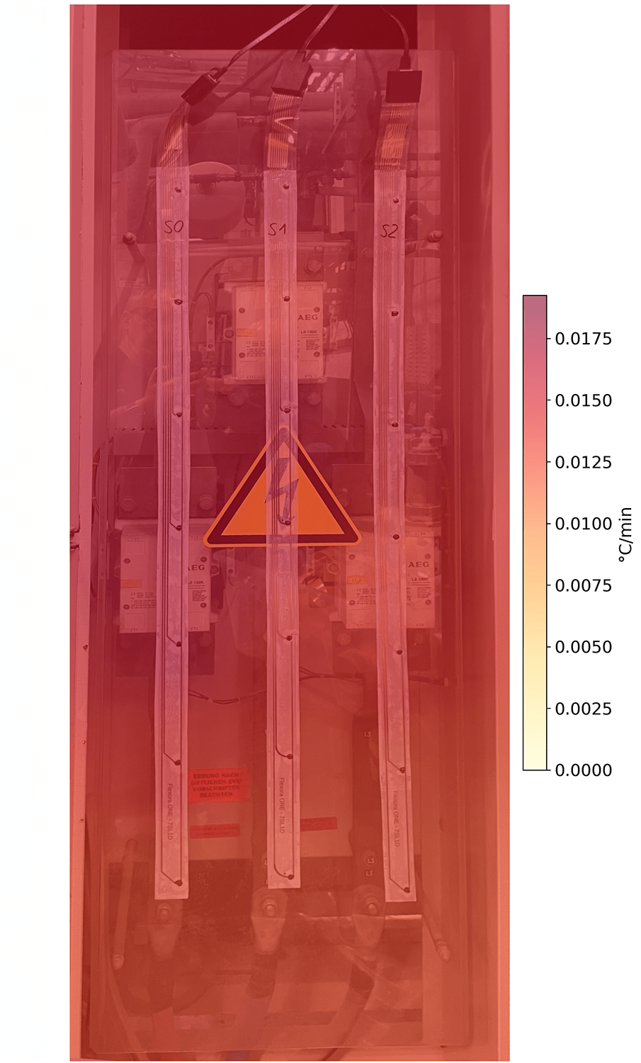 Großflächige Temperaturüberwachung: Einfache und nicht-invasive Anbringung der Sensorfolie durch Temperaturmessung Wärmespeicher / Easy, non-invasive installation of the sensor film for large-area temperature monitoring in heat storage tanks